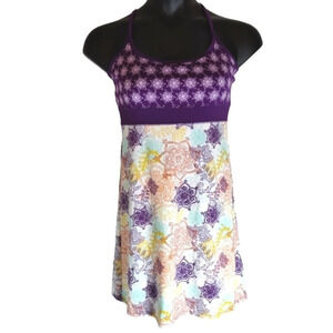 Lola Vibrant Purple and Multicolor Swim Coverup